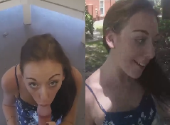 Fun Fuck And Facial In Public With Lovely Girlfriend