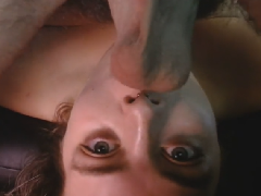 Young Blonde With Pierced Nose Deepthroats Cock POV