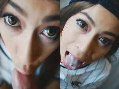 Shooting A Load Right Into Her Mouth After Good Doggystyle