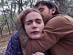 Teen Hiker Gets A Brutal Fuck
